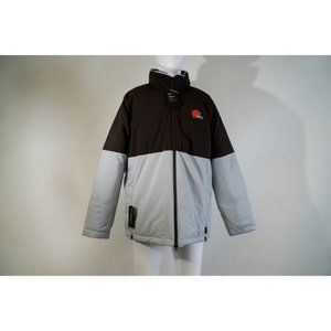 Nike Shield Mens Brown NFL Onfield Apparel Waterproof Snowboarding Jacket Large